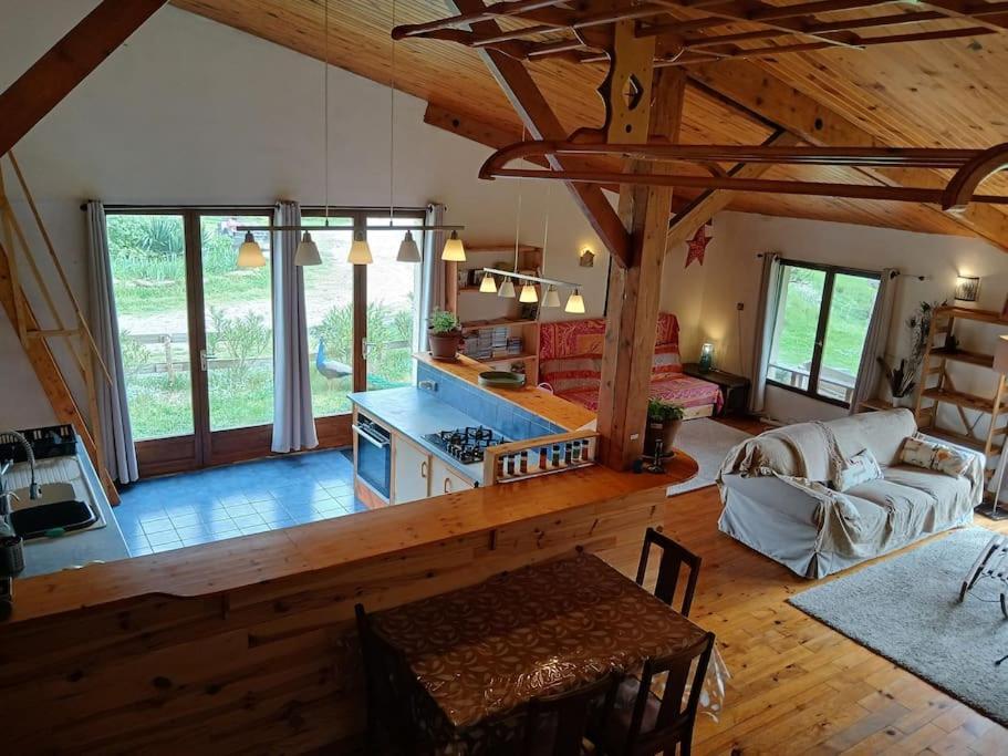 Bright Loft With Mountain And Nature View Sougraigne ภายนอก รูปภาพ