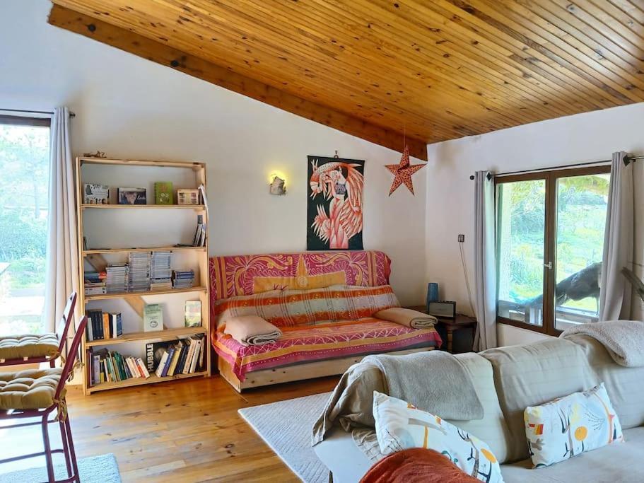 Bright Loft With Mountain And Nature View Sougraigne ภายนอก รูปภาพ